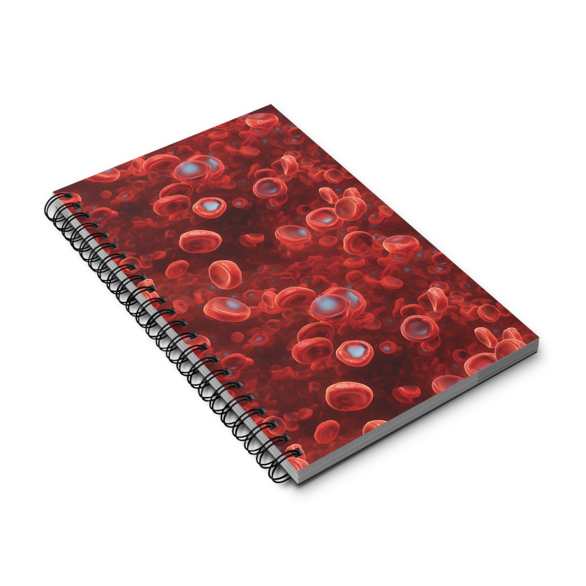 Spiral Notebook Blood Cells - Frogos Design