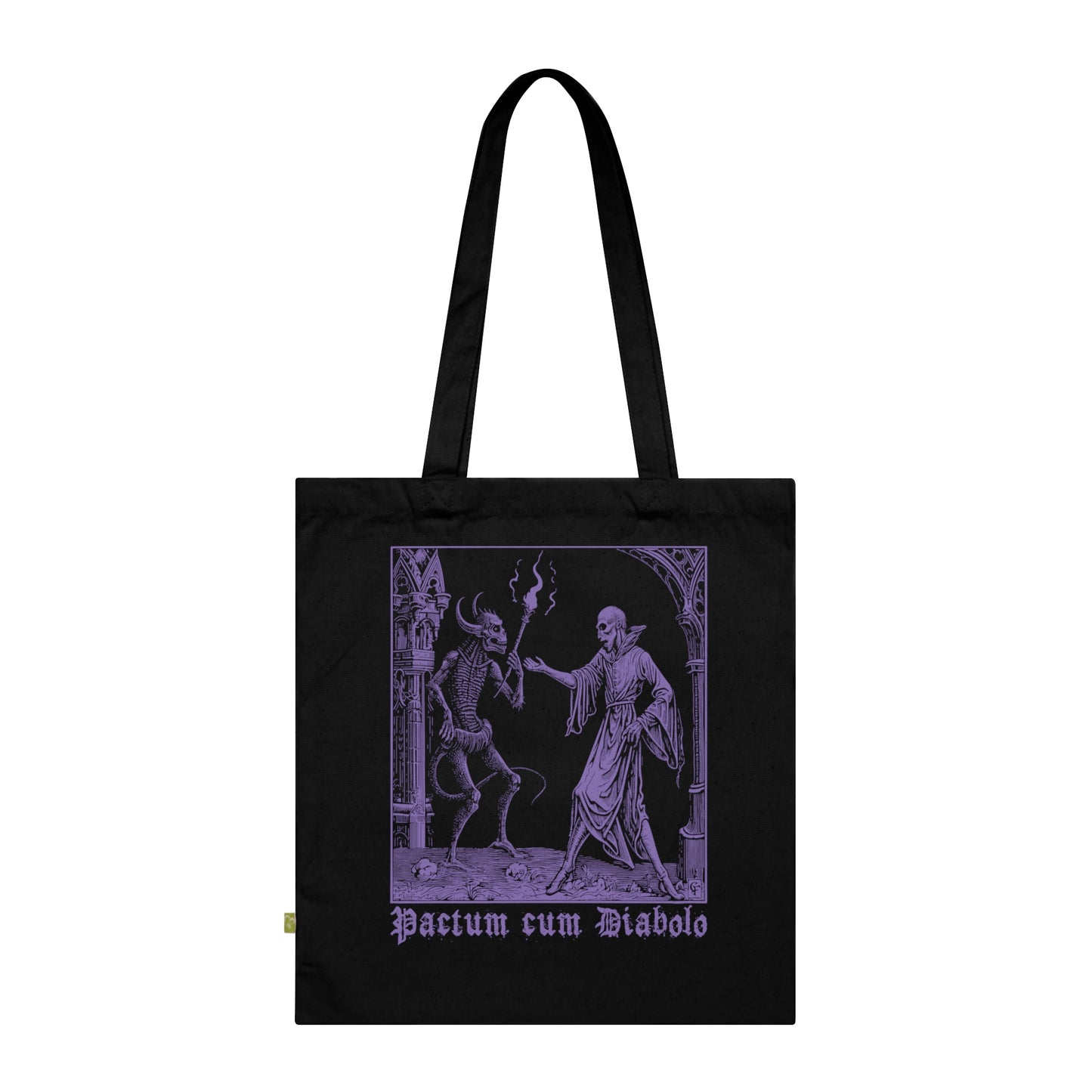Tote Bag Pactum cum Diabolo in Purple