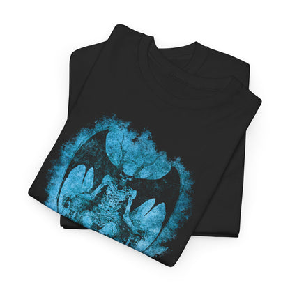 Unisex T-shirt Devil on his Throne in Blue