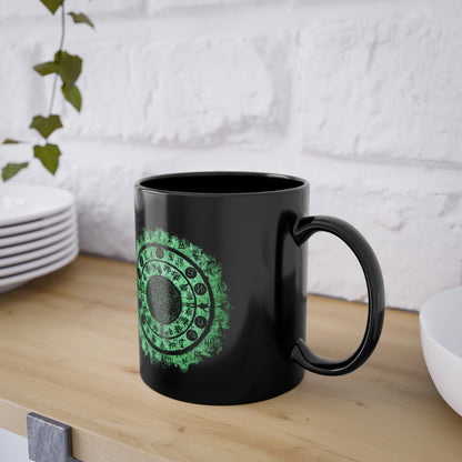 Mug Witchcraft Seal Design in Green