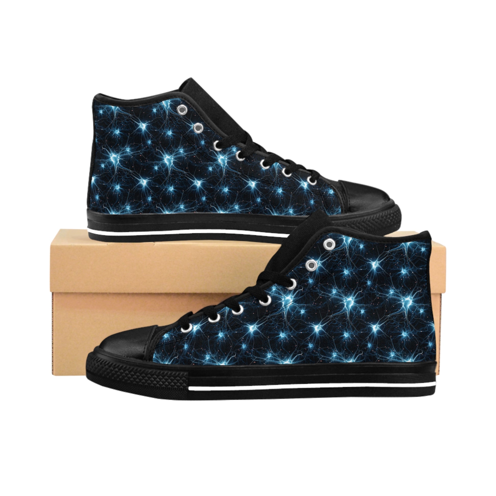 Classic Sneakers Blue neurons - Frogos Design