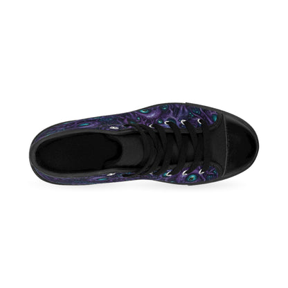 Classic sneakers Purple Tentacloid with Eyes - Frogos Design