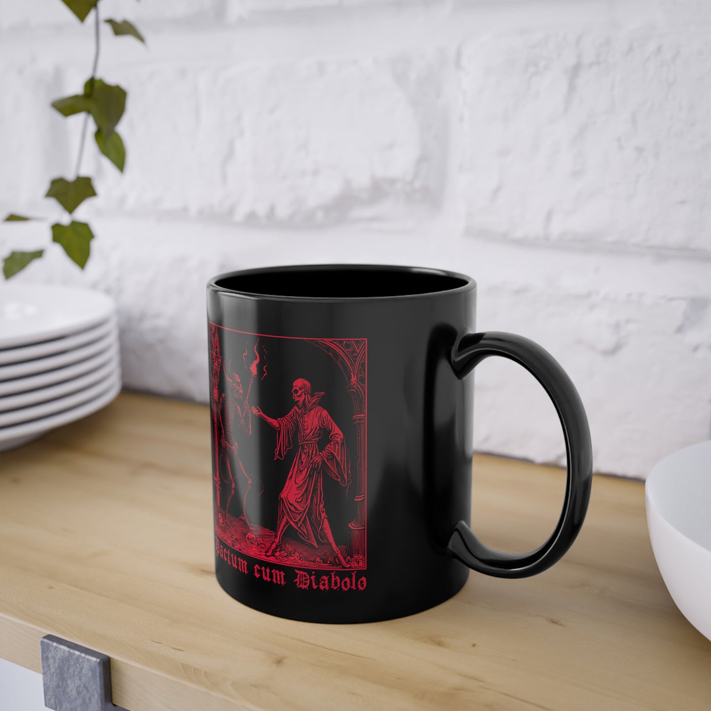 Mug Pactum cum Diabolo in Red