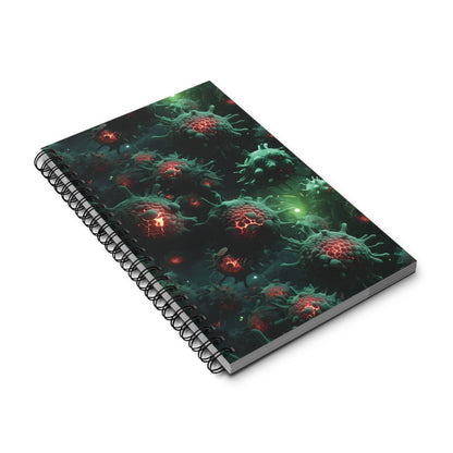 Spiral Notebook Bacterial Disease - Frogos Design