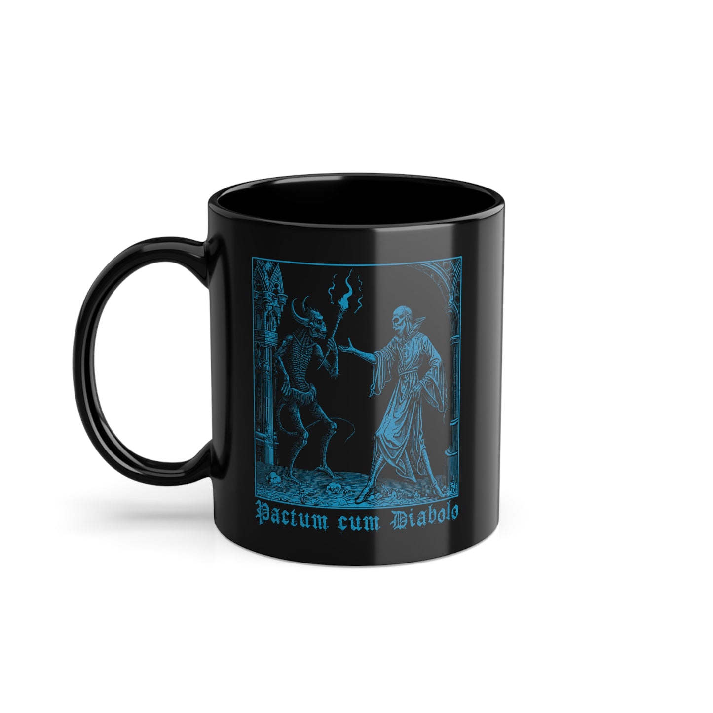 Mug Pactum cum Diabolo in Blue