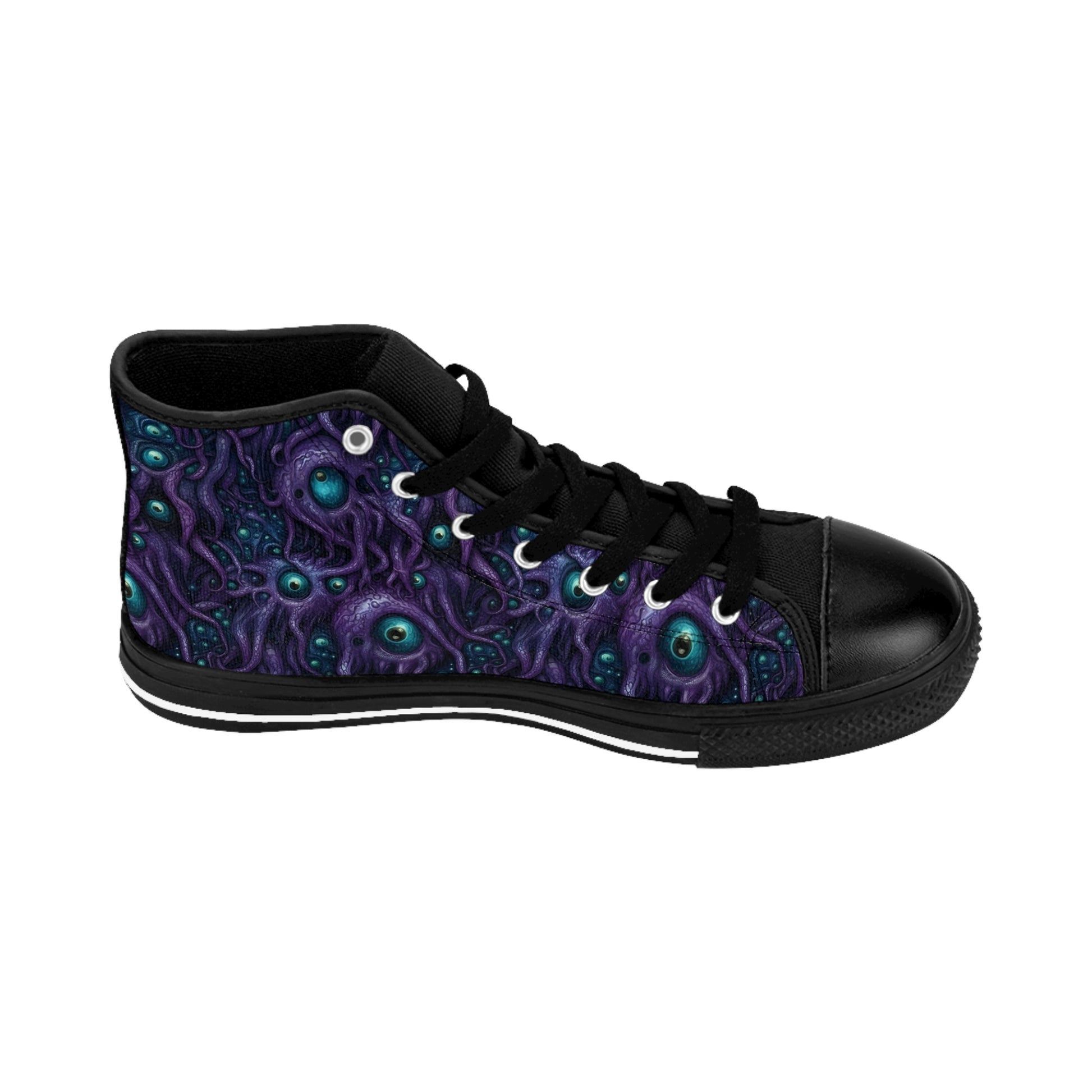 Classic sneakers Purple Tentacloid with Eyes - Frogos Design