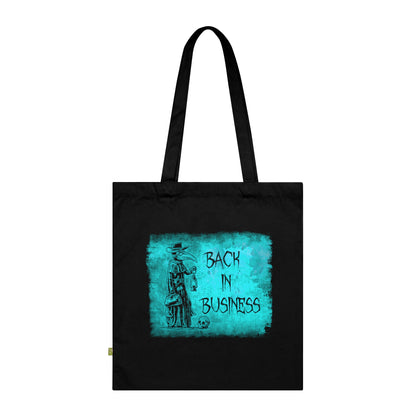 Tote Bag Back in Business in Blue - Frogos Design