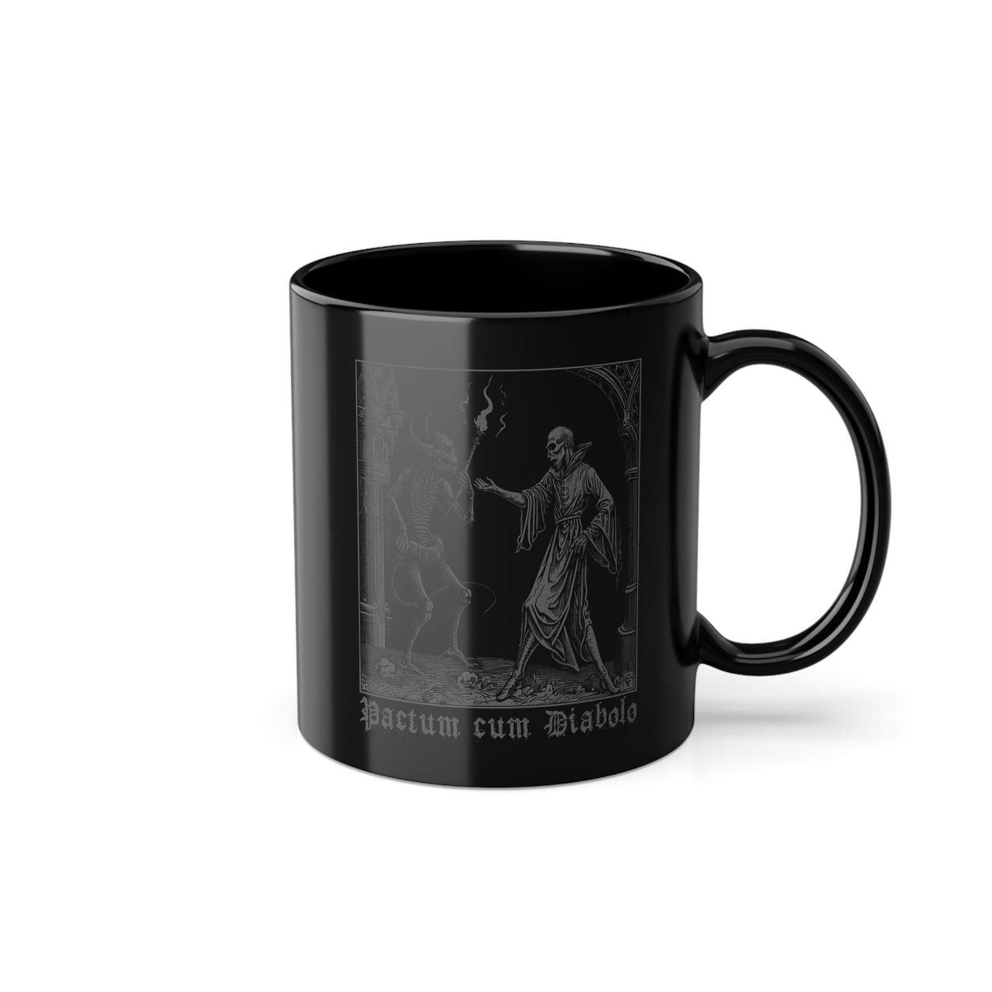 Mug Pactum cum Diabolo in Grey