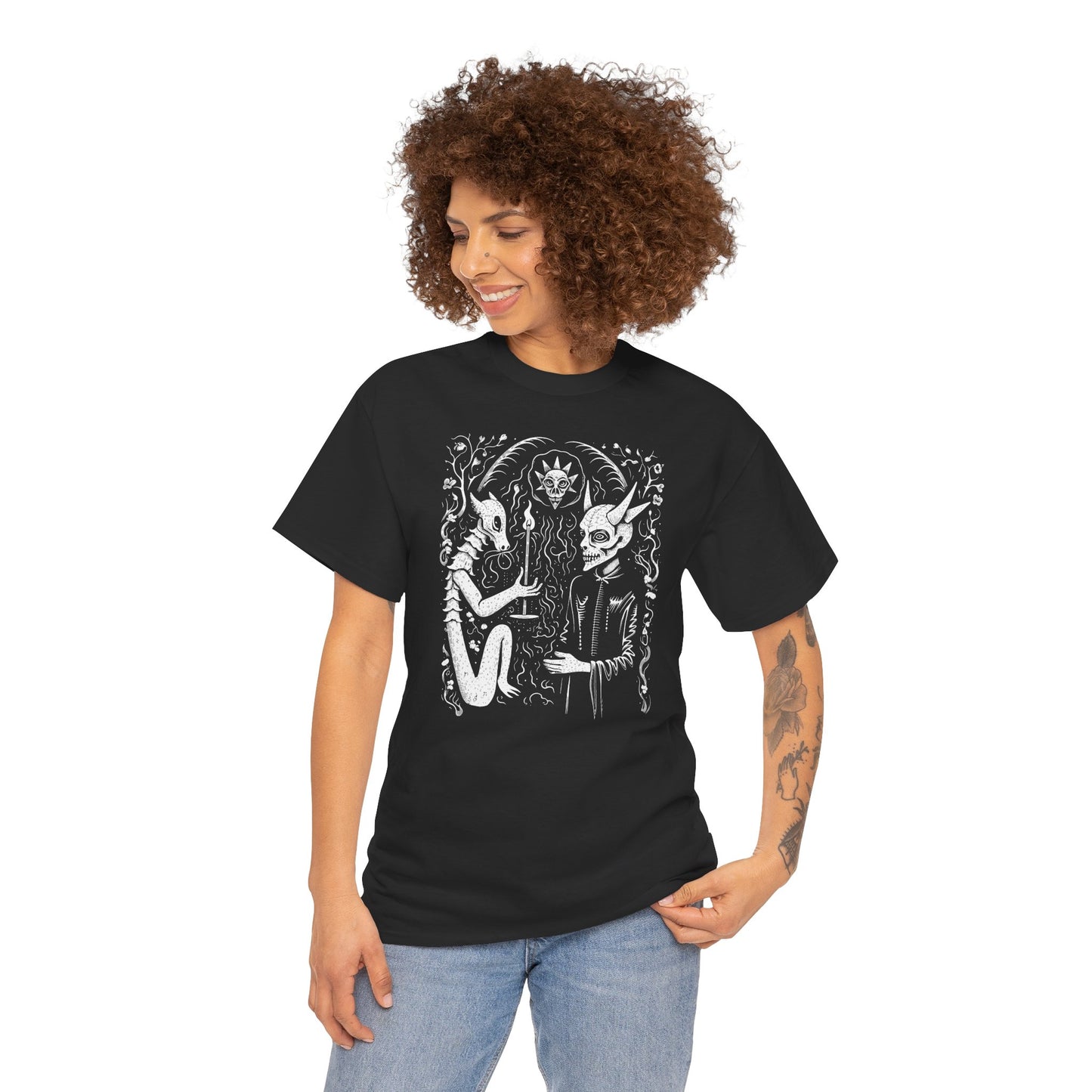 Unisex T-shirt Pact with the Devil in White