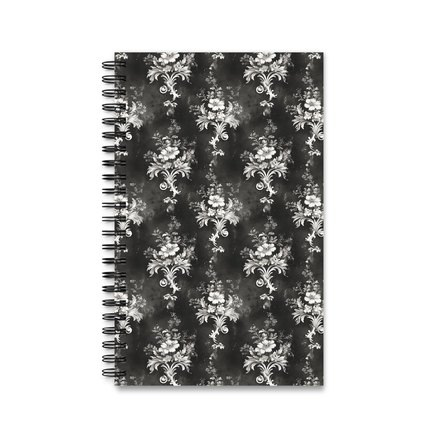 Spiral Notebook Grey Boudoire - Frogos Design