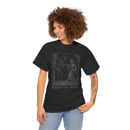 Unisex T-shirt Pactum cum Diabolo in Grey