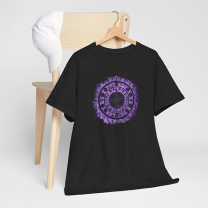 Unisex T-shirt Witchcraft Seal in Purple