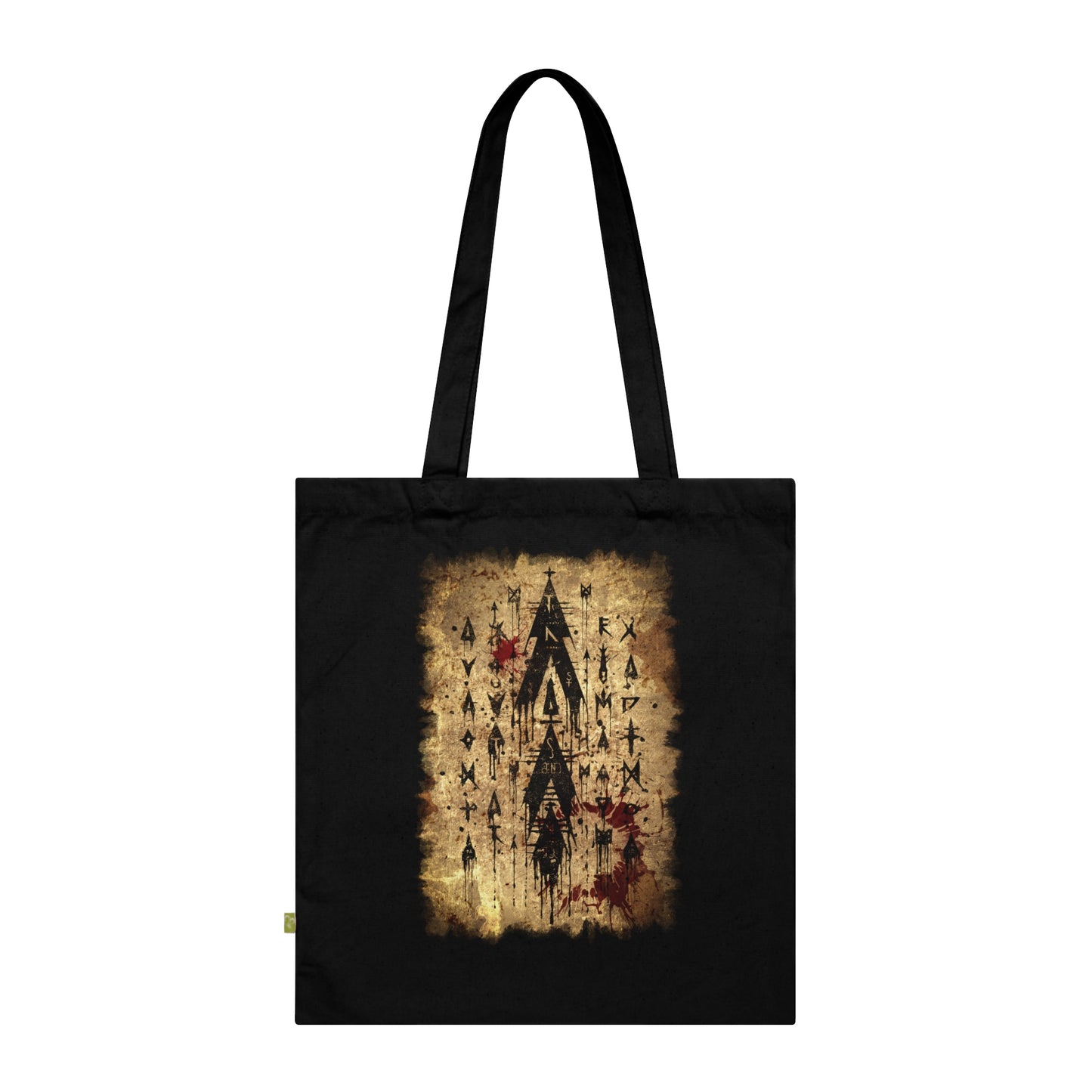 Tote Bag Scroll of Dark Arts Symbol - Frogos Design