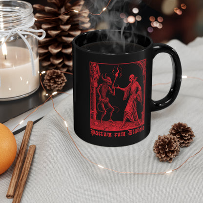 Mug Pactum cum Diabolo in Red - Frogos Design