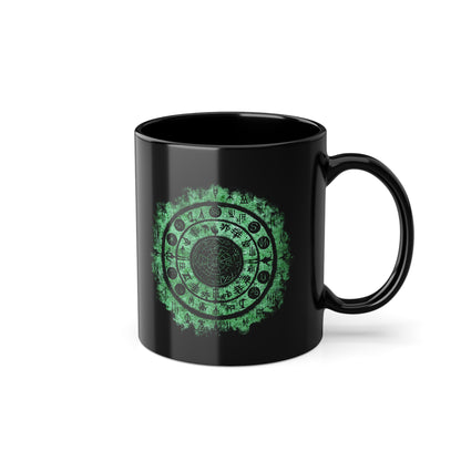 Mug Witchcraft Seal Design in Green