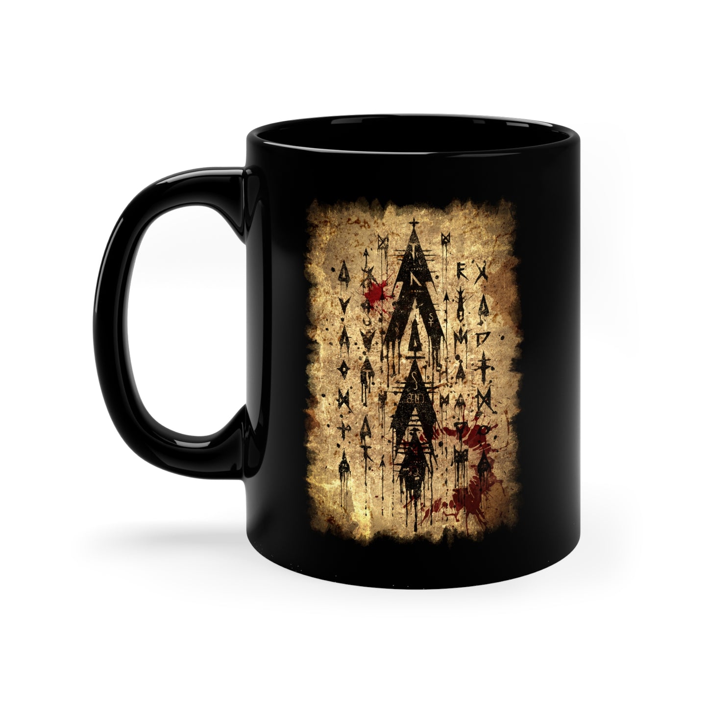 Mug Scroll of Dark Arts Symbol - Frogos Design