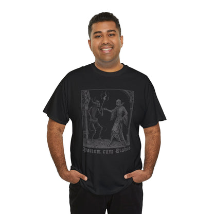 Unisex T-shirt Pactum cum Diabolo in Grey