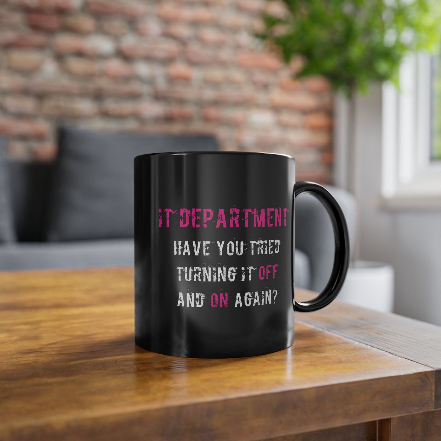 Mug IT Support in Pink