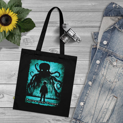 Tote Bag Follow your Dreams in Blue - Frogos Design