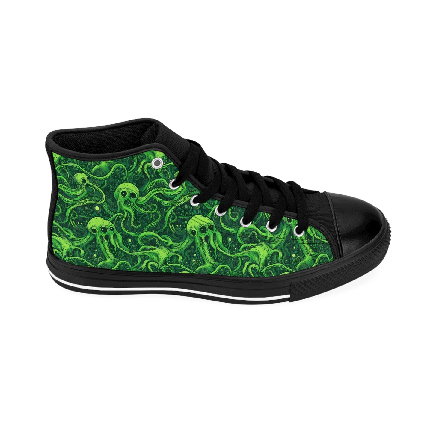 Classic sneakers Greeny tentacles horror - Frogos Design