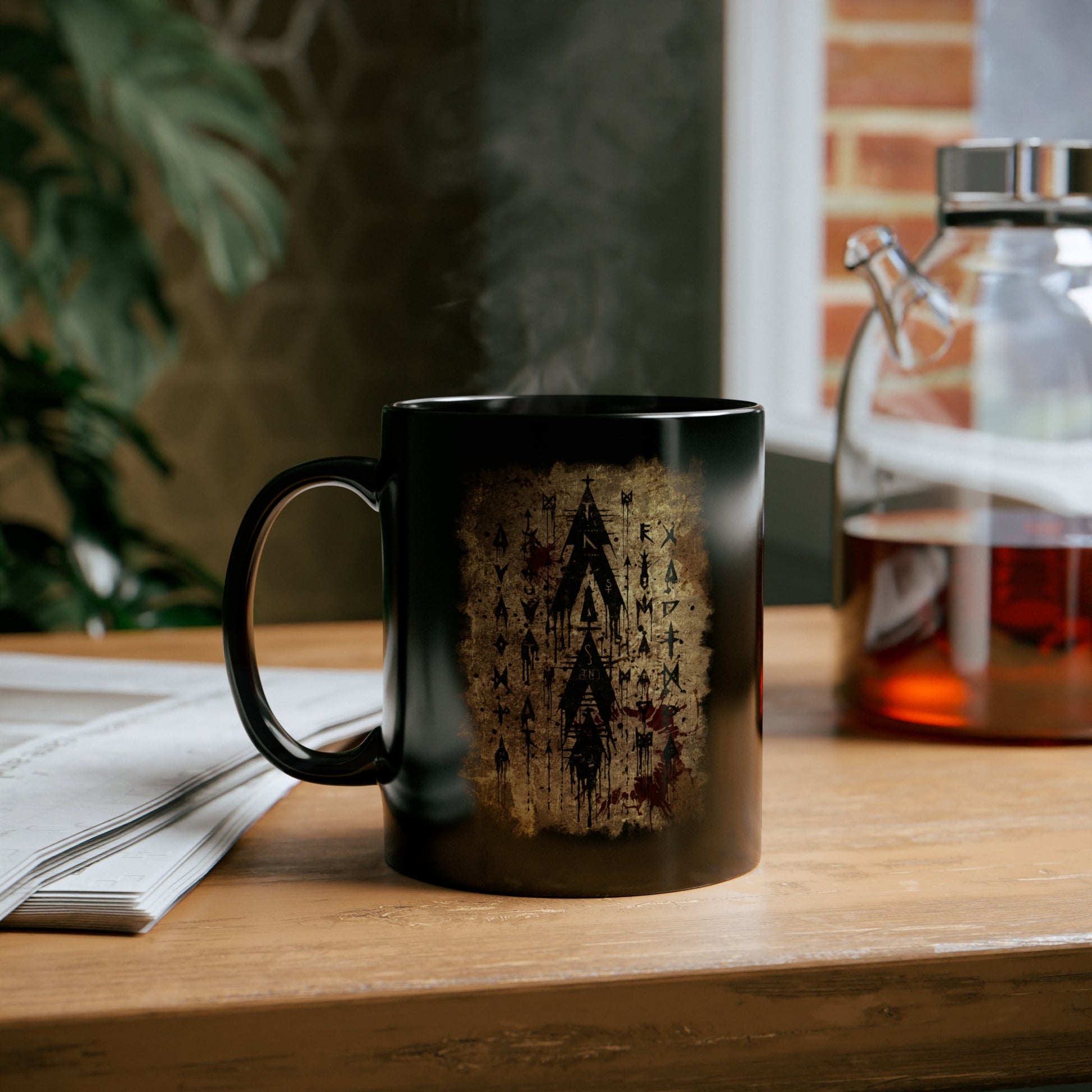 Mug Scroll of Dark Arts Symbol - Frogos Design