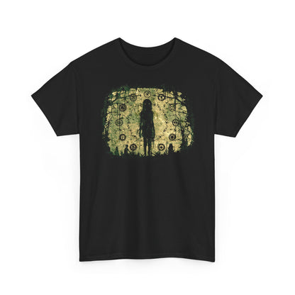 Unisex T-shirt Evil is here in green