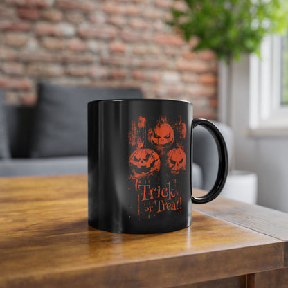 Mug Halloween Pumpkins Trick or Treat in Orange