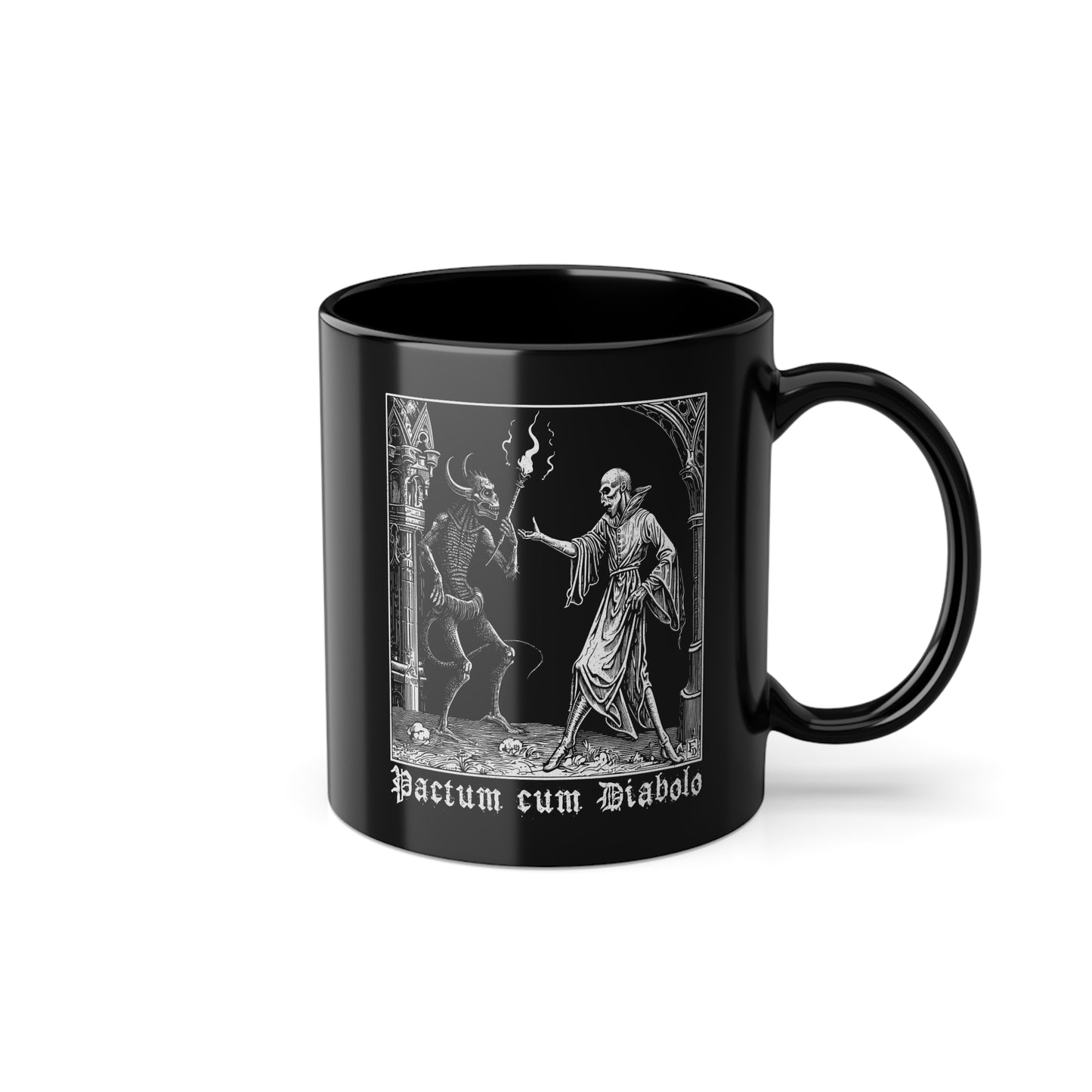 Mug Pactum cum Diabolo in White