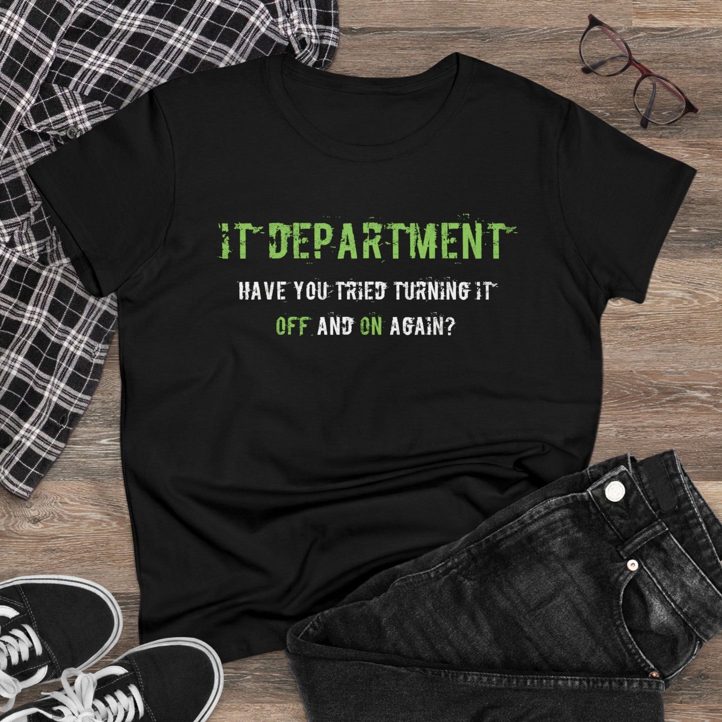 Women's T-shirt IT Support - Frogos Design