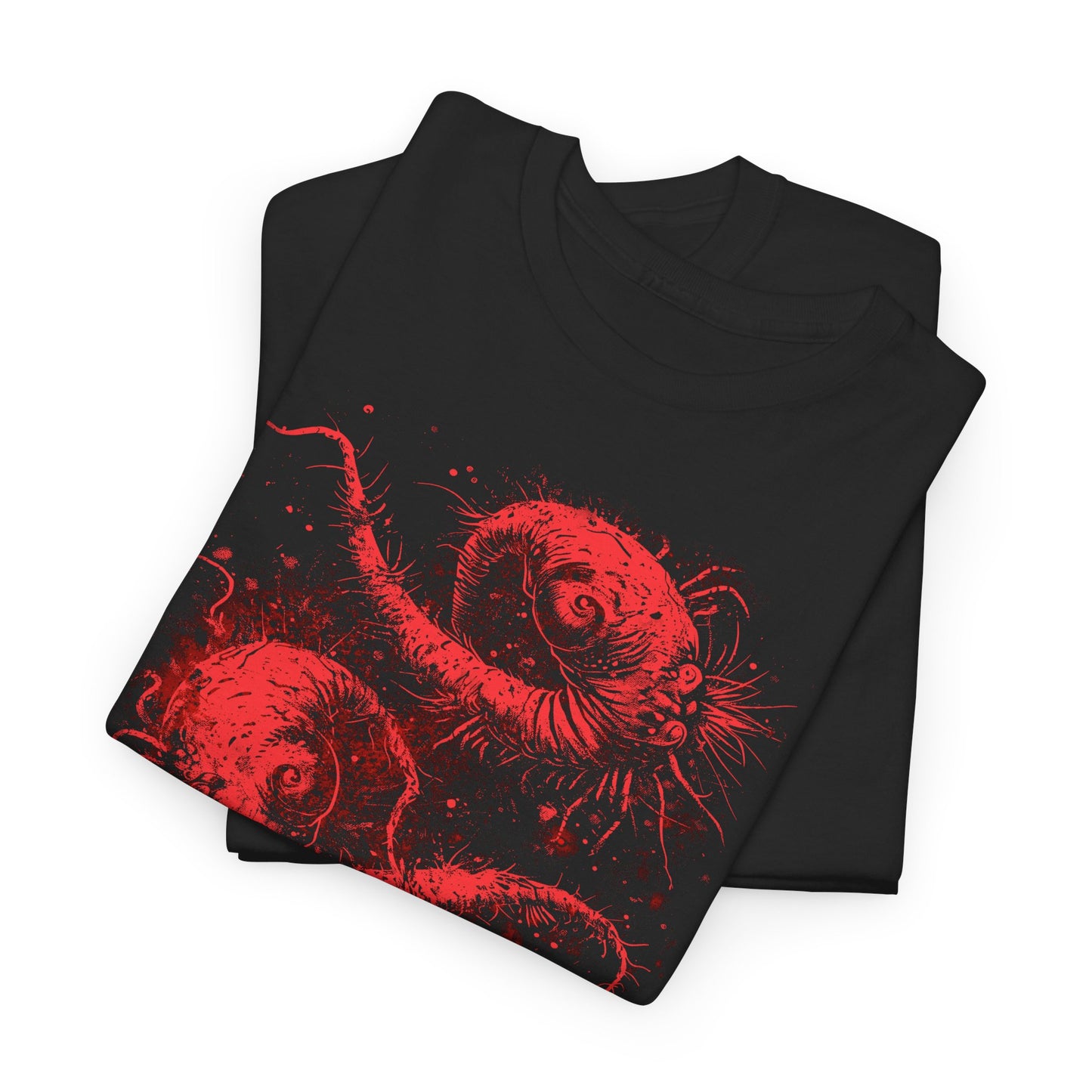 Unisex T-shirt Cosmic Worms in Red