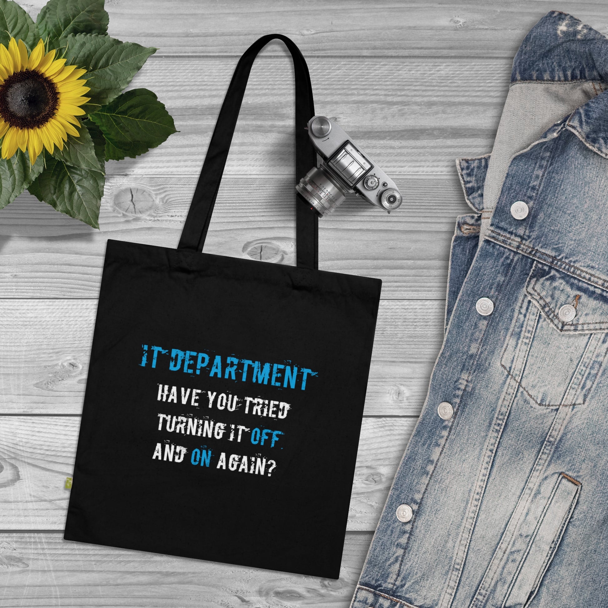 Tote Bag IT Support Blue - Frogos Design