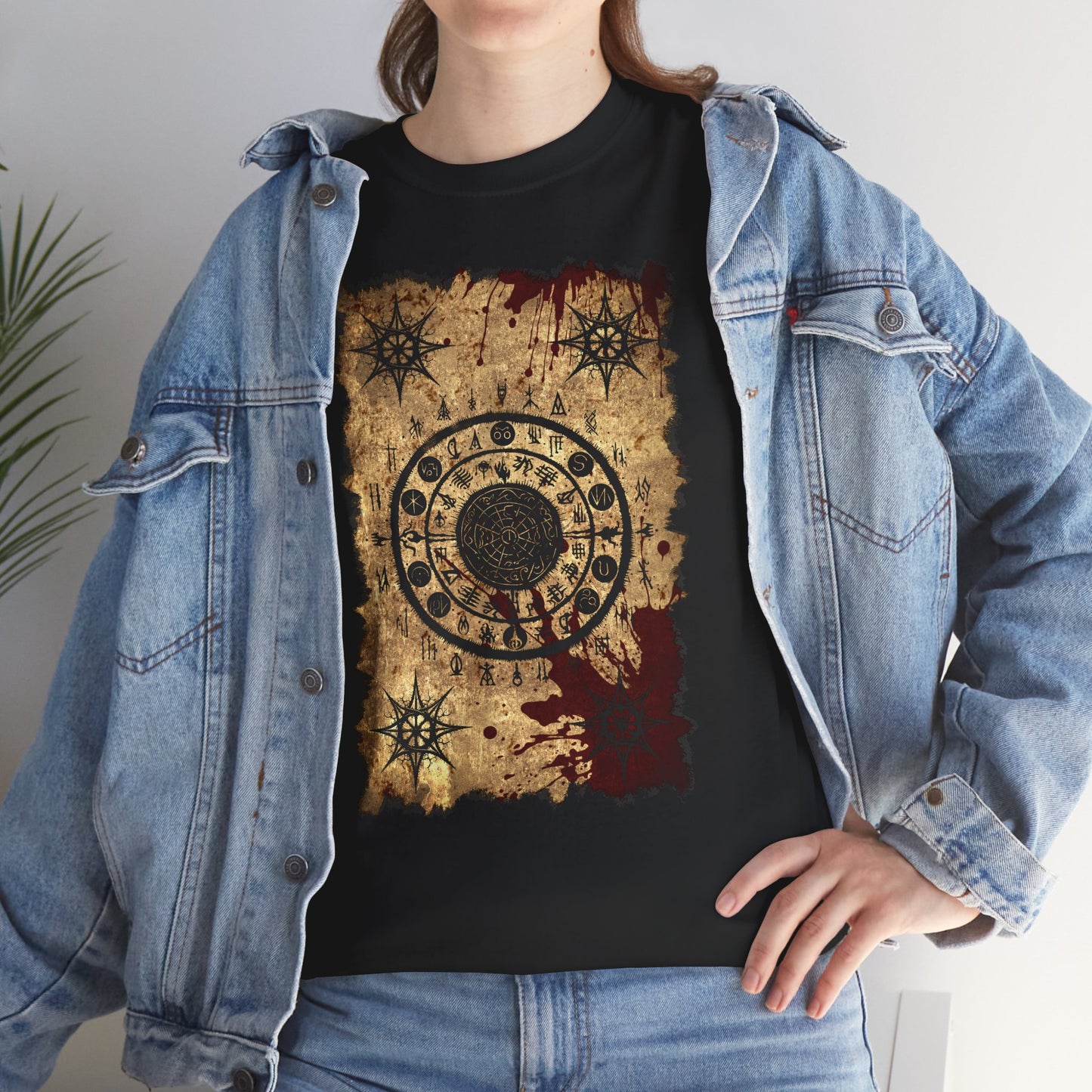 Unisex T-shirt Scroll of Dark Arts Circle