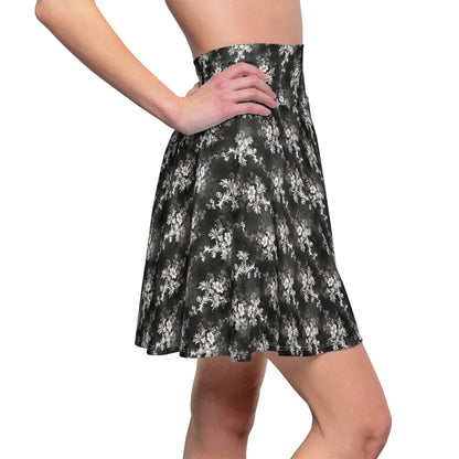 Women's Skater Skirt Grey Boudoire - Frogos Design