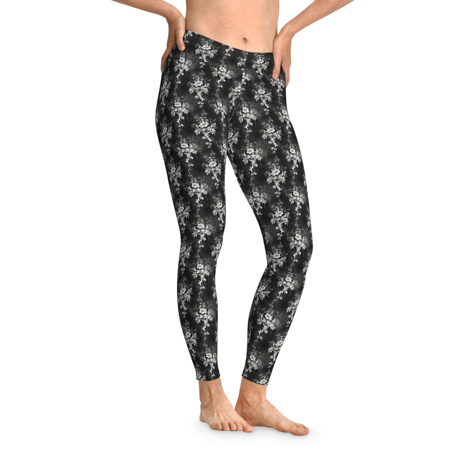 Women`s Leggings Grey Boudoire - Frogos Design