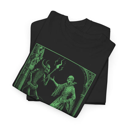 Unisex T-shirt Pactum cum Diabolo in Green