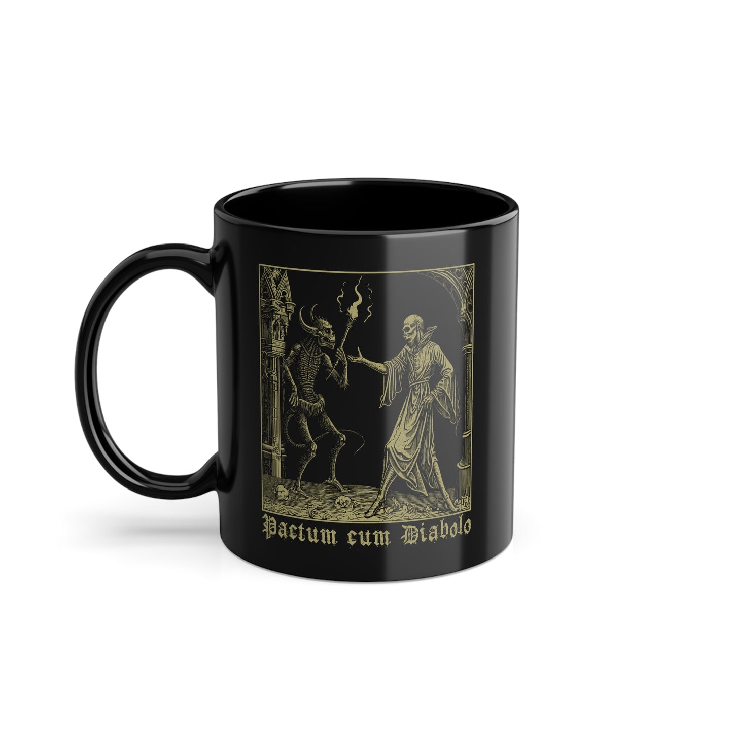 Mug Pactum cum Diabolo in Beige