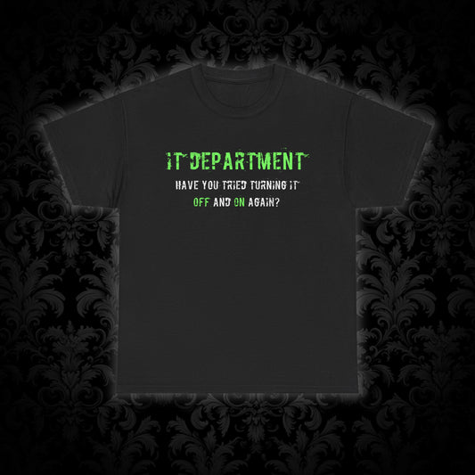 Unisex IT T-shirt for IT support in Green