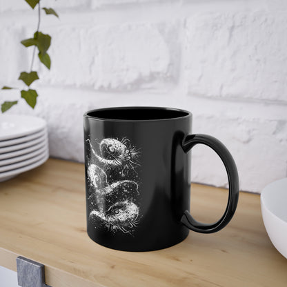 Mug Cosmic Worms in White