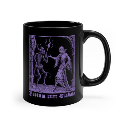 Mug Pactum cum Diabolo in Purple - Frogos Design