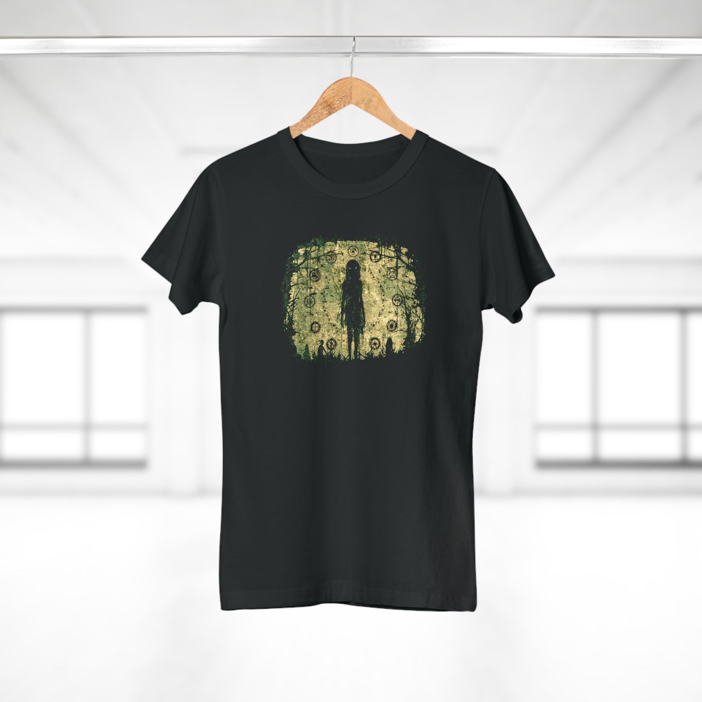 Women's T-shirt Evil is Here in Green