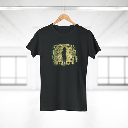 Women's T-shirt Evil is Here in Green