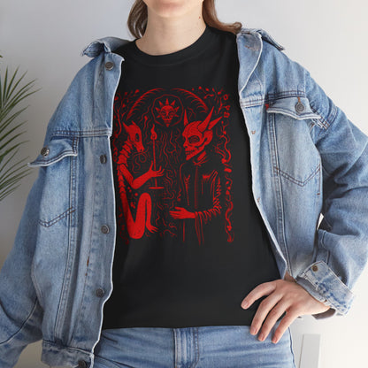 Unisex T-shirt Pact with the Devil in Red