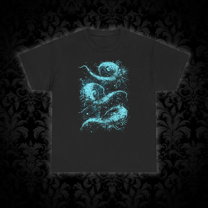 Unisex T-shirt Cosmic Worms in Blue