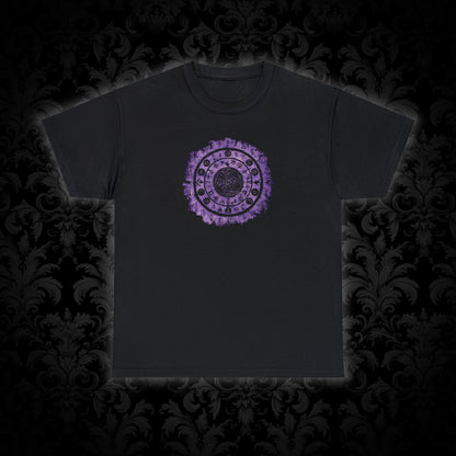 Unisex T-shirt Witchcraft Seal in Purple - Frogos Design