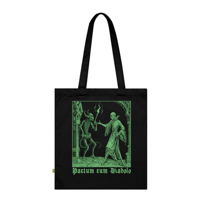 Tote Bag Pactum cum Diabolo in Green - Frogos Design