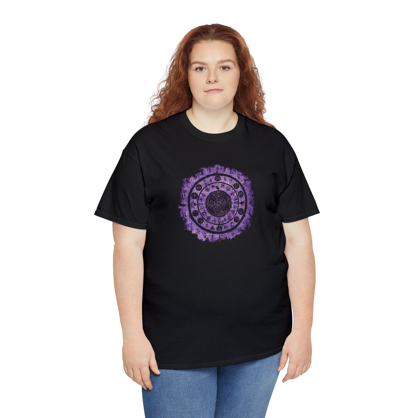 Unisex T-shirt Witchcraft Seal in Purple - Frogos Design