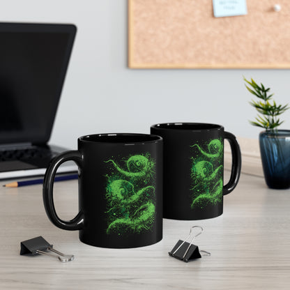 Mug Cosmic Worms - Green - Frogos Design