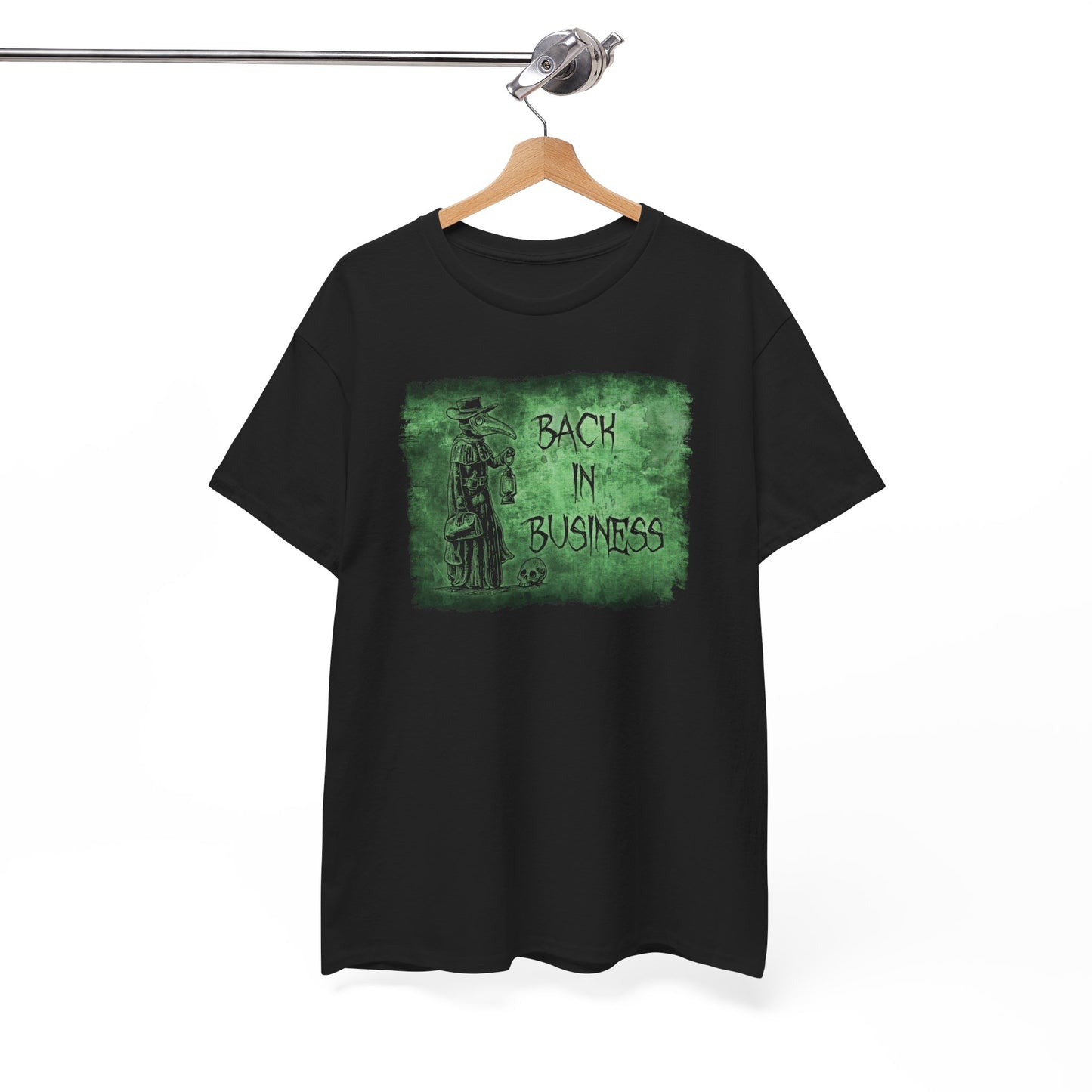 Unisex T-shirt Back in Business in Green