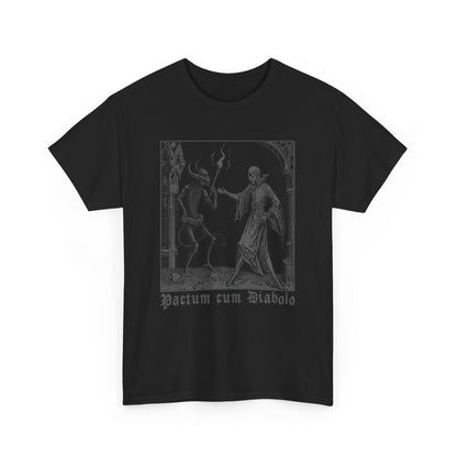 Unisex T-shirt Pactum cum Diabolo in Grey