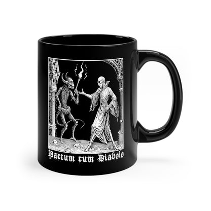 Mug Pactum cum Diabolo in White - Frogos Design